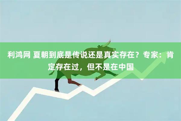 利鸿网 夏朝到底是传说还是真实存在？专家：肯定存在过，但不是在中国